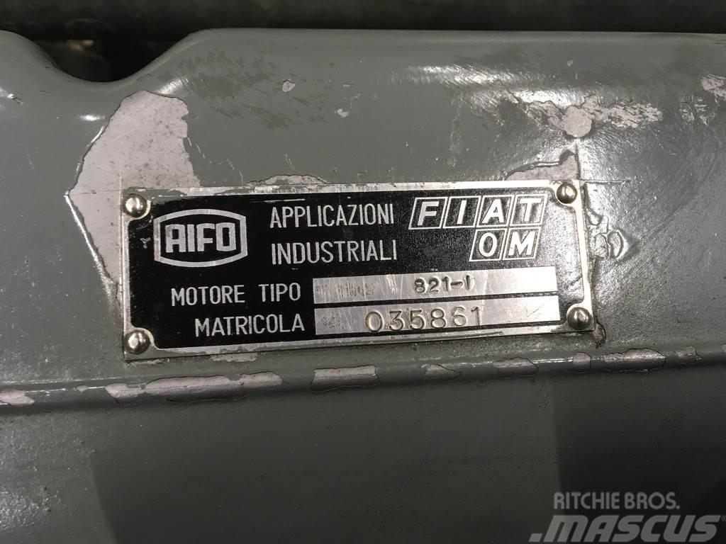 Fiat 821-I GENERATOR 110KVA USED Agregaty prądotwórcze Diesla