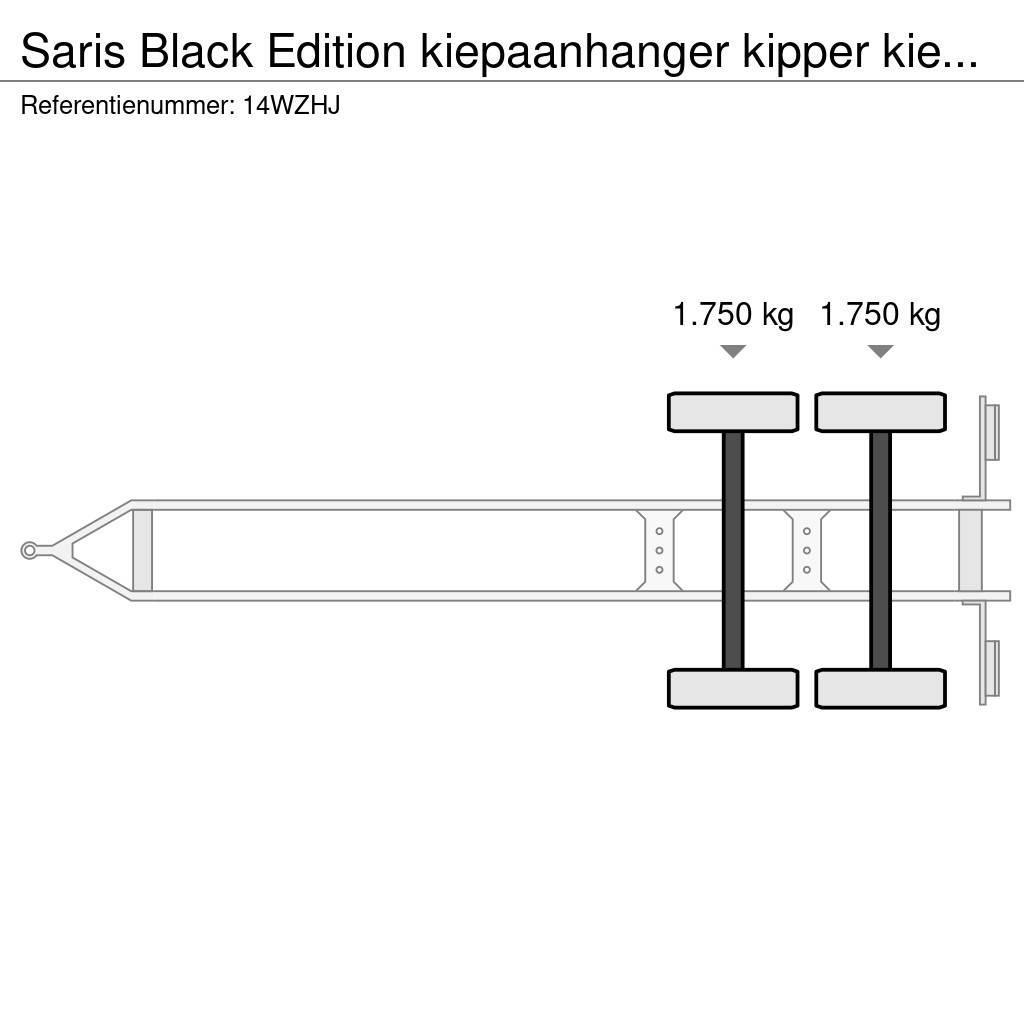 Saris Black Edition kiepaanhanger kipper kieper 3500kg H Przyczepy firanki