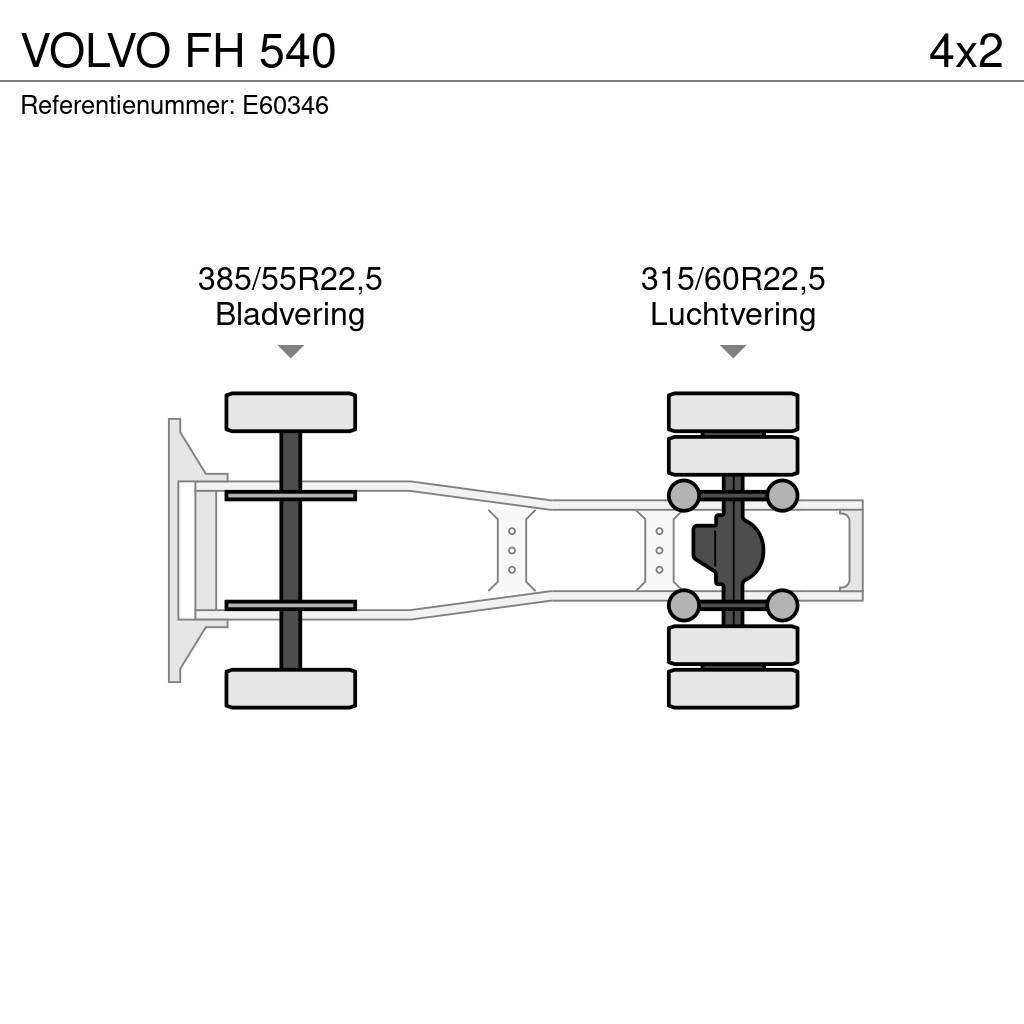 Volvo FH 540 Ciągniki siodłowe