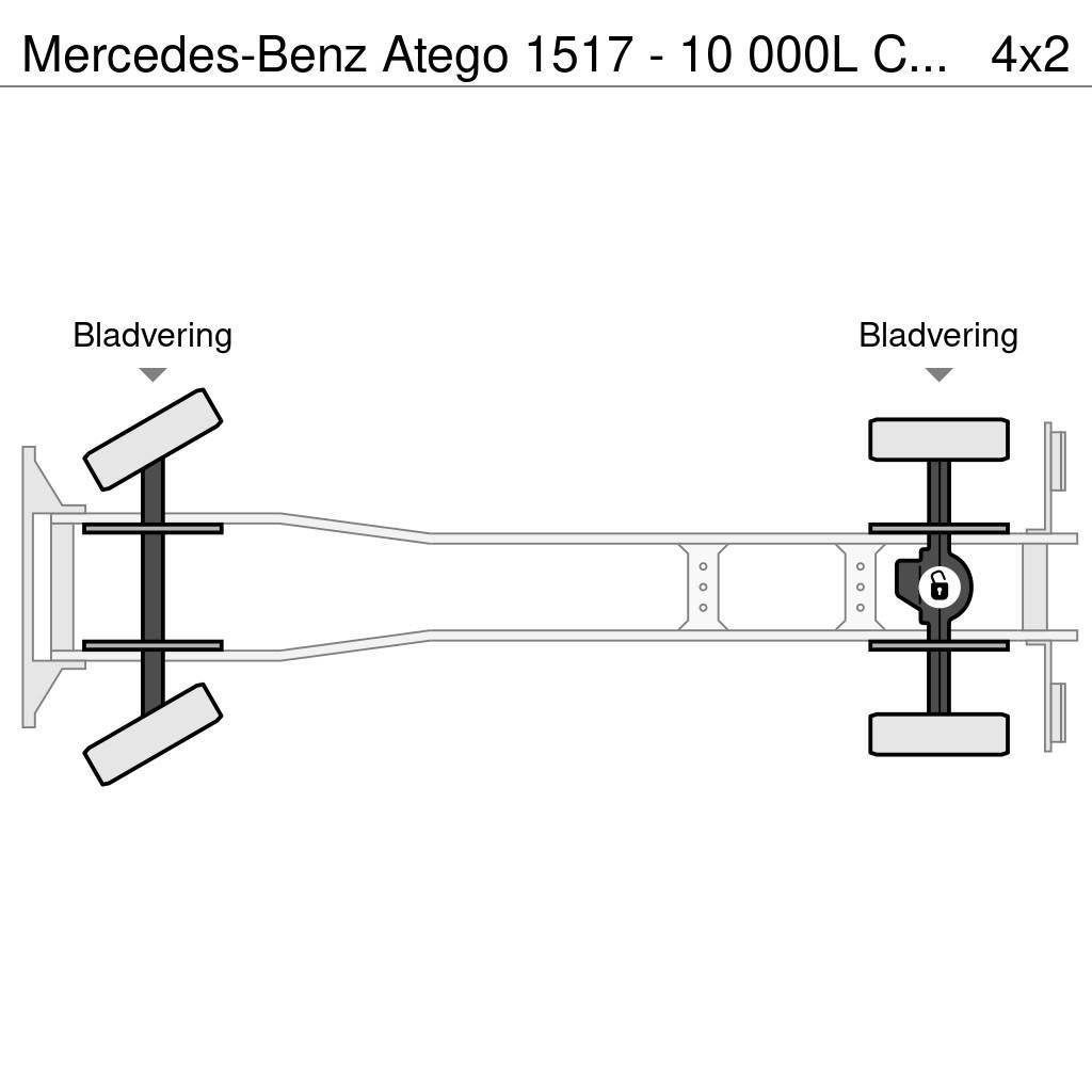 Mercedes-Benz Atego 1517 - 10 000L CARBURANT / FUEL - 4 COMP - L Cysterna