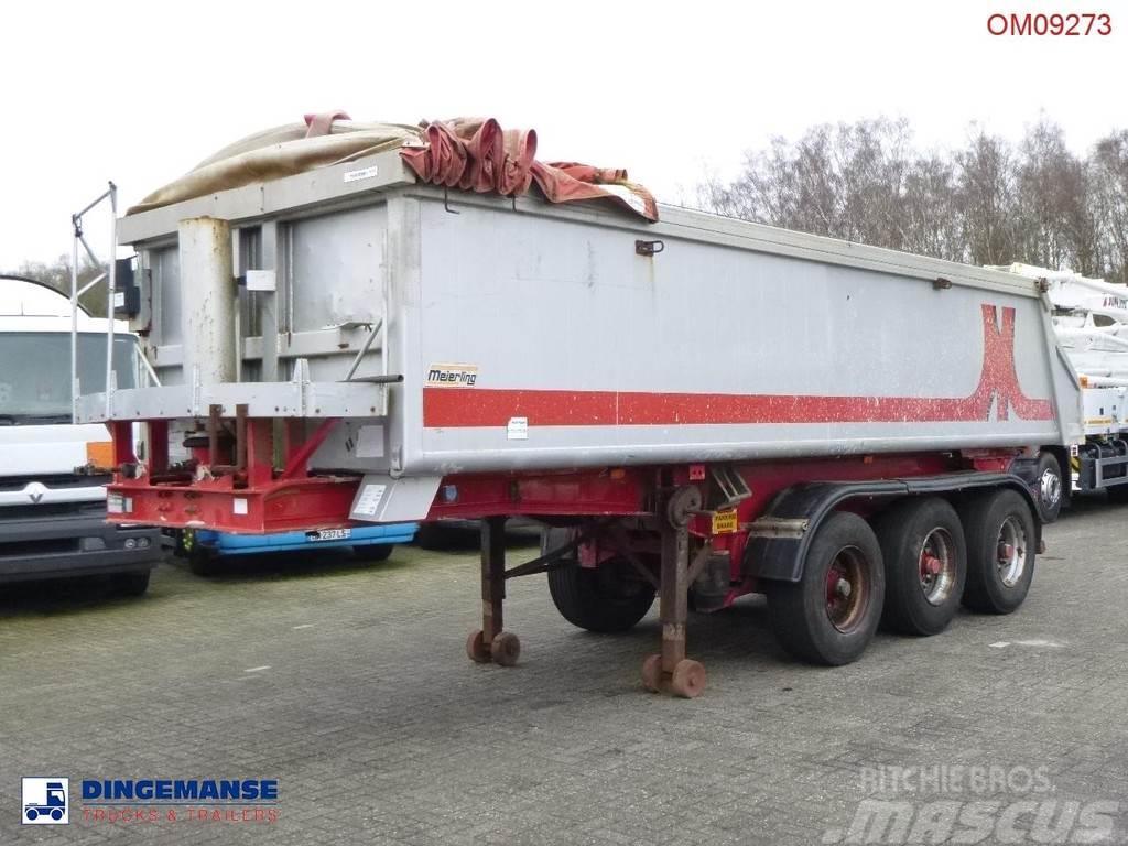 Meierling Tipper trailer alu 21 m3 + tarpaulin Naczepy wywrotki / wanny