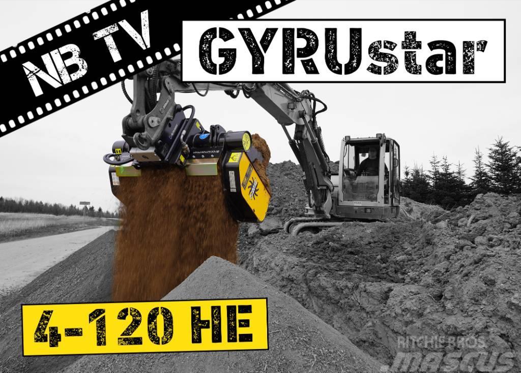 Gyru-Star 4-120HE | Siebschaufel Radlader & Bagger Łyżki przesiewowe