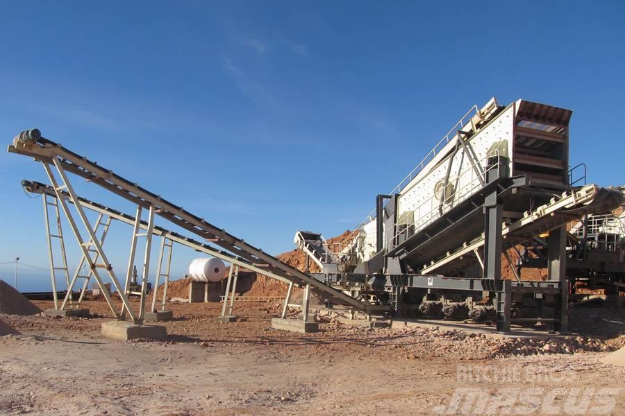 Liming 400tph gypsum mobile crushing plant Kompletne instalacje do produkcji kruszywa