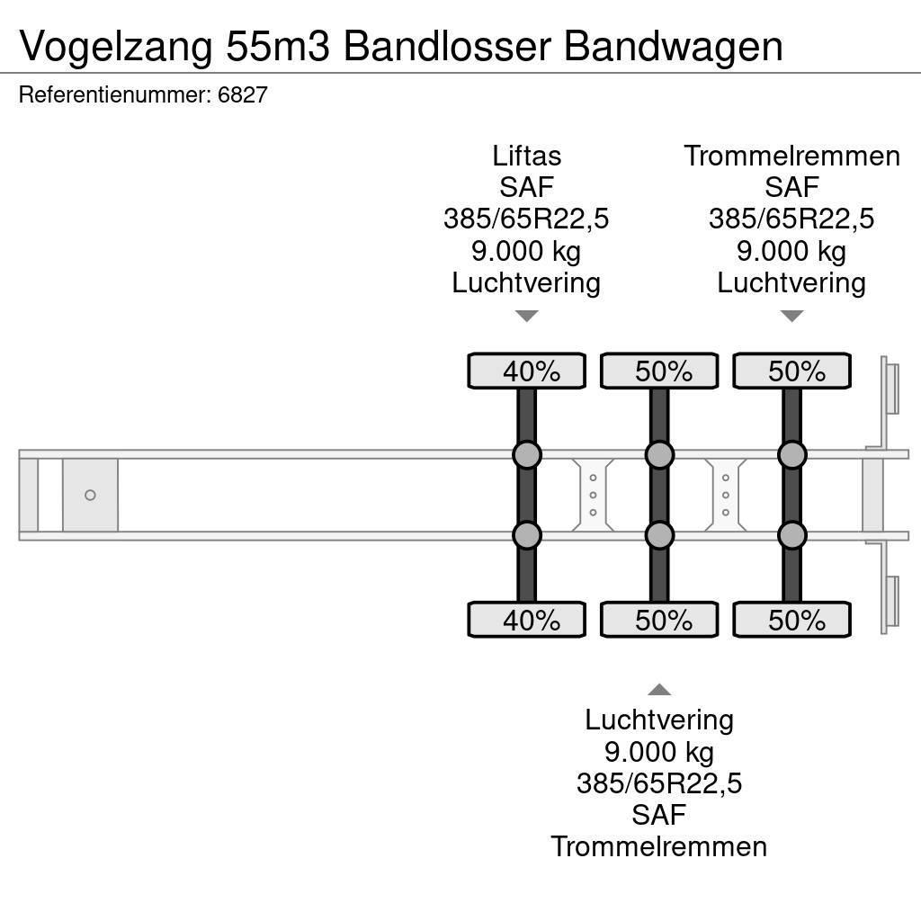 Vogelzang 55m3 Bandlosser Bandwagen Inne naczepy