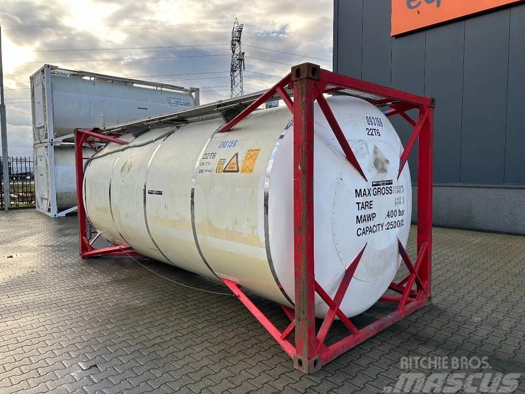 CIMC ISO 20FT 24.920L tankcontainer, UN Portable, T11, Kontenery cysterny