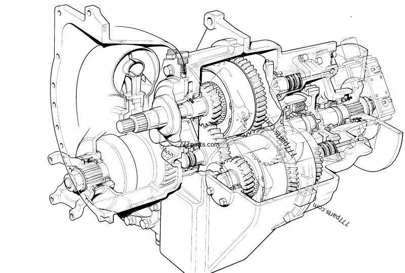 JCB PowerShift gearbox 1:1.495 JCB 542-70 Przekładnie i skrzynie biegów