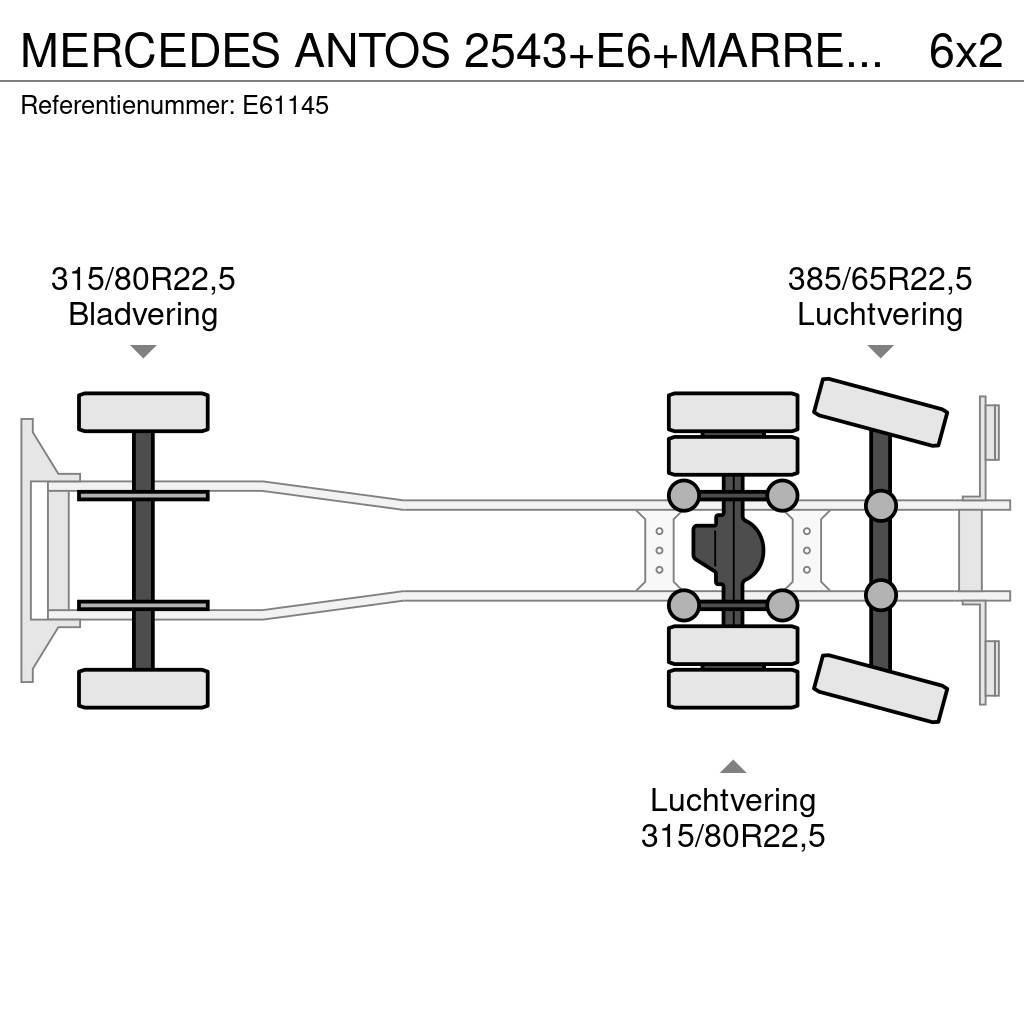 Mercedes-Benz ANTOS 2543+E6+MARREL20T Kontenerowce / BDF