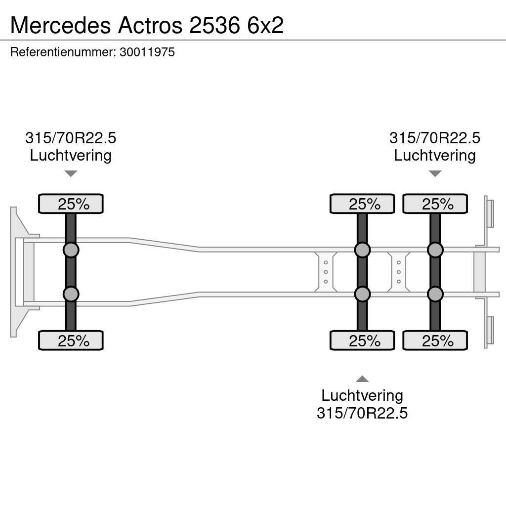 Mercedes-Benz Actros 2536 6x2 Samochody ciężarowe ze skrzynią zamkniętą