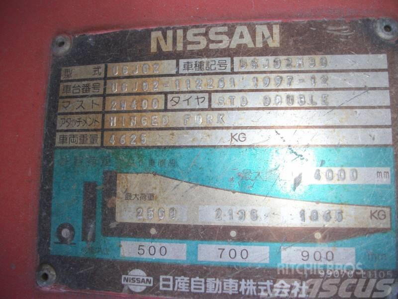 Nissan UGJ02M30 Wózki LPG