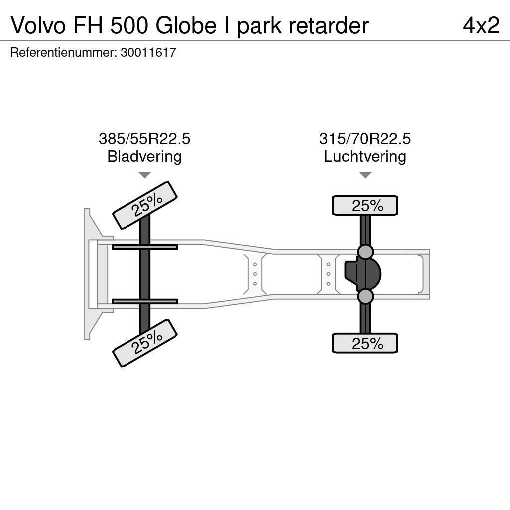 Volvo FH 500 Globe I park retarder Ciągniki siodłowe