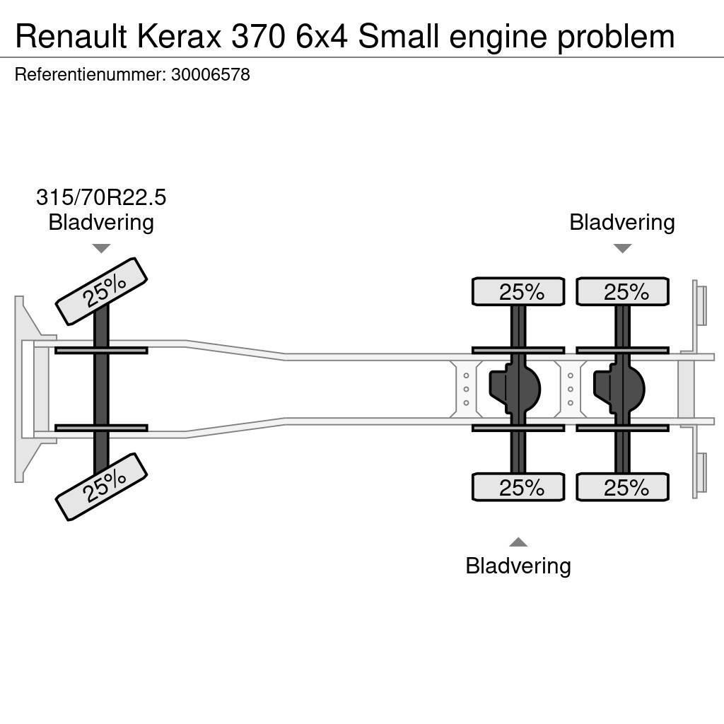 Renault Kerax 370 6x4 Small engine problem Pojazdy pod zabudowę