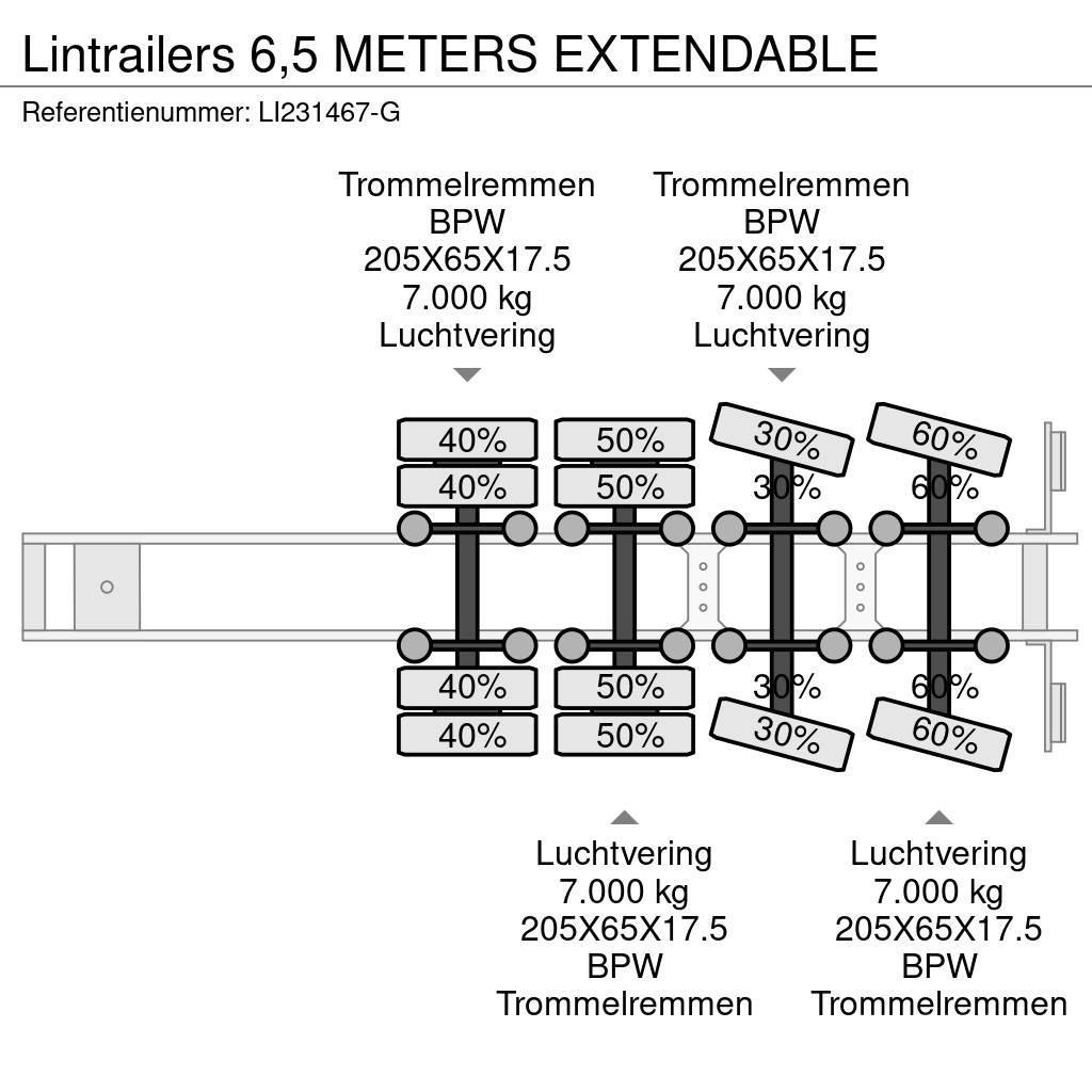 Lintrailers 6,5 METERS EXTENDABLE Naczepy niskopodłogowe
