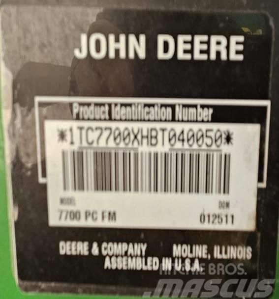 John Deere 7700 Kosiarki wrzecionowe