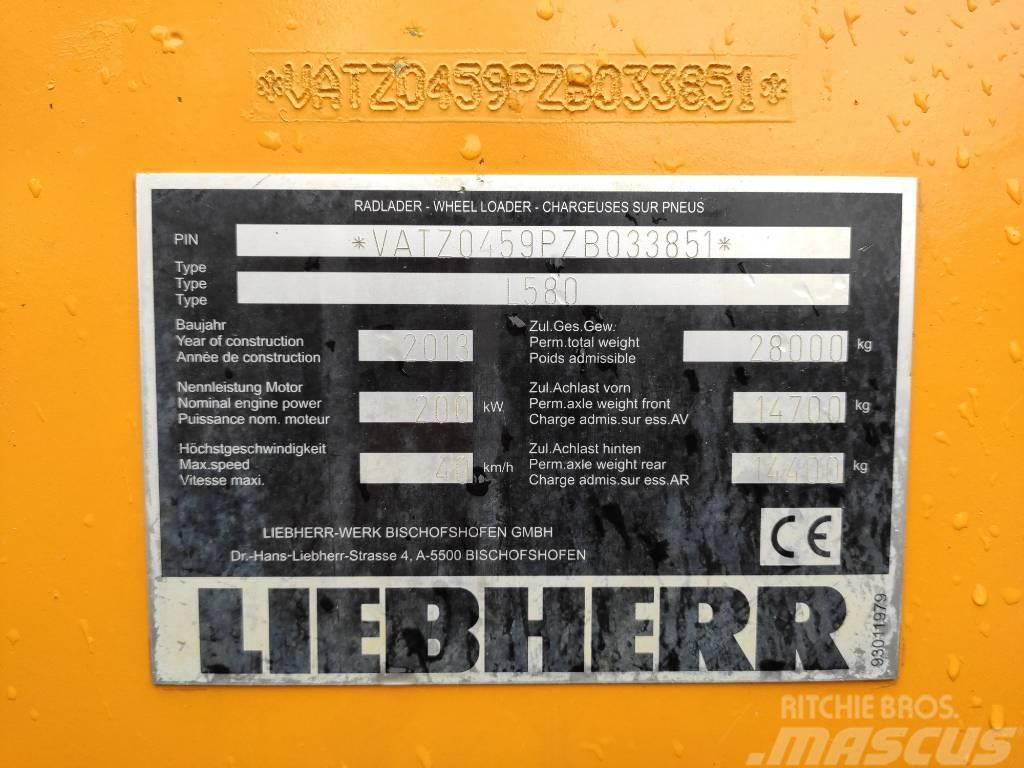 Liebherr L580 2plus2 Bj 2013' Ładowarki kołowe