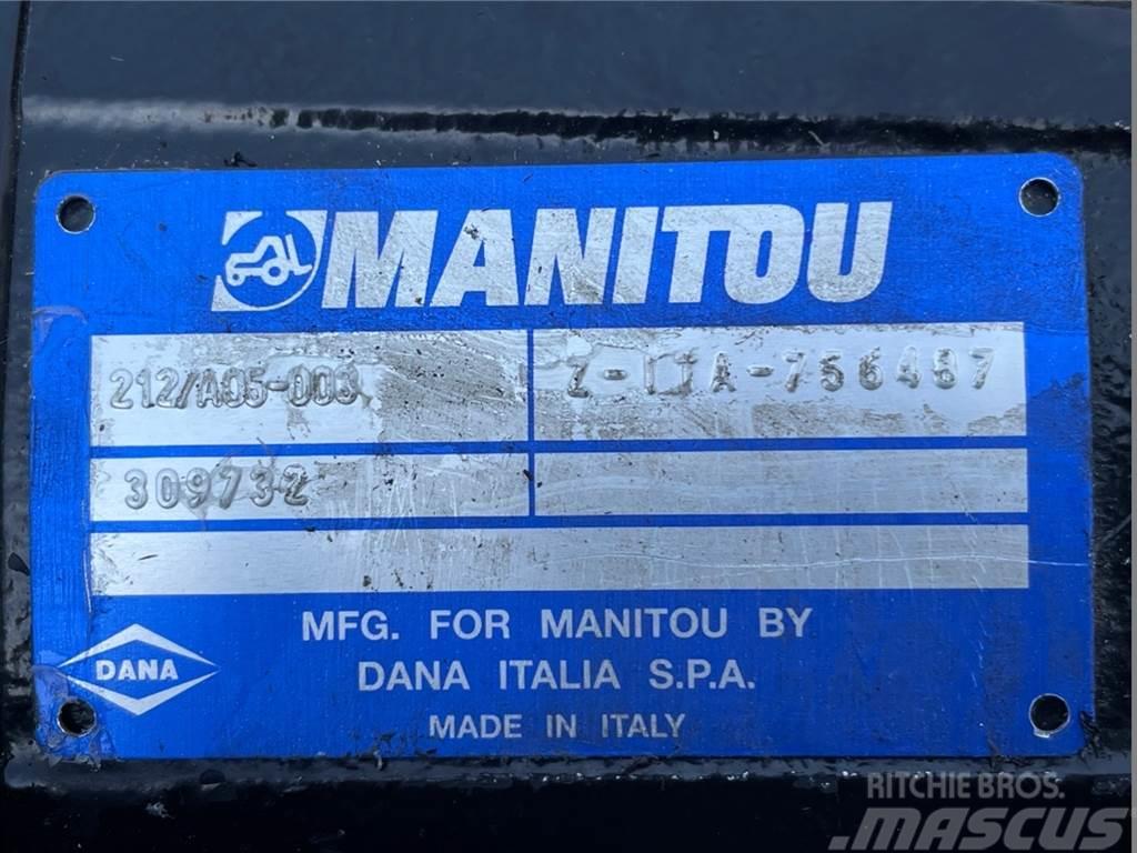 Manitou 309732-Spicer Dana 212/A05-003-Axle/Achse/As Mosty, wały i osie
