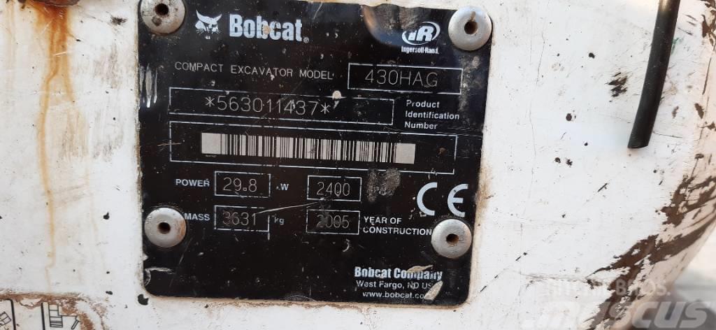 Bobcat 430 HAG Minikoparki