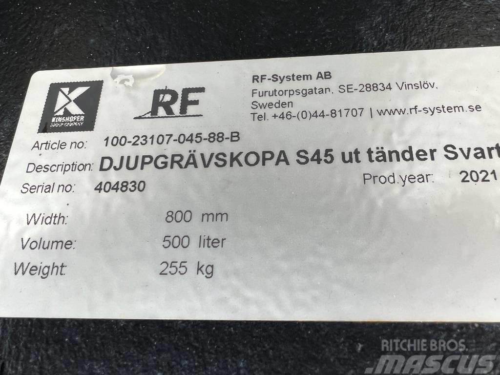  Övrigt Lastning och Gräv RF Skoppaket S45 Koparko-ładowarki