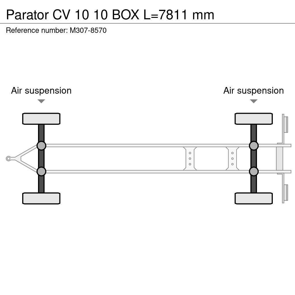Parator CV 10 10 BOX L=7811 mm Przyczepy do transportu kontenerów
