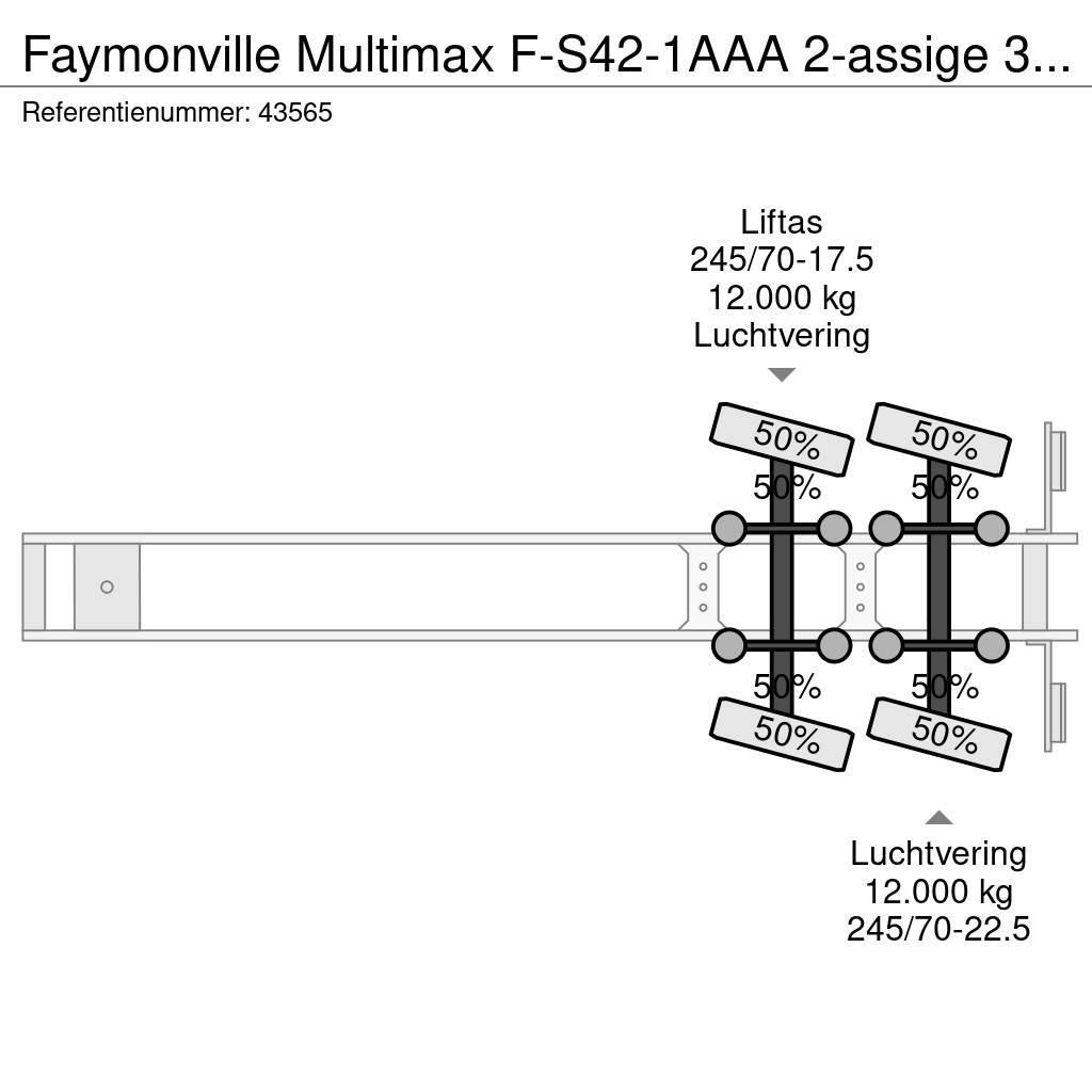 Faymonville Multimax F-S42-1AAA 2-assige 3,90 meter Extandable Naczepy niskopodłogowe