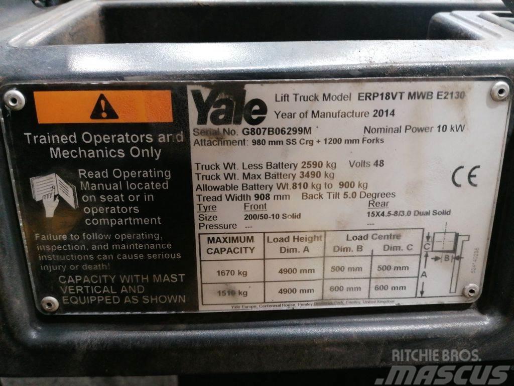 Yale ERP18VT Wózki elektryczne