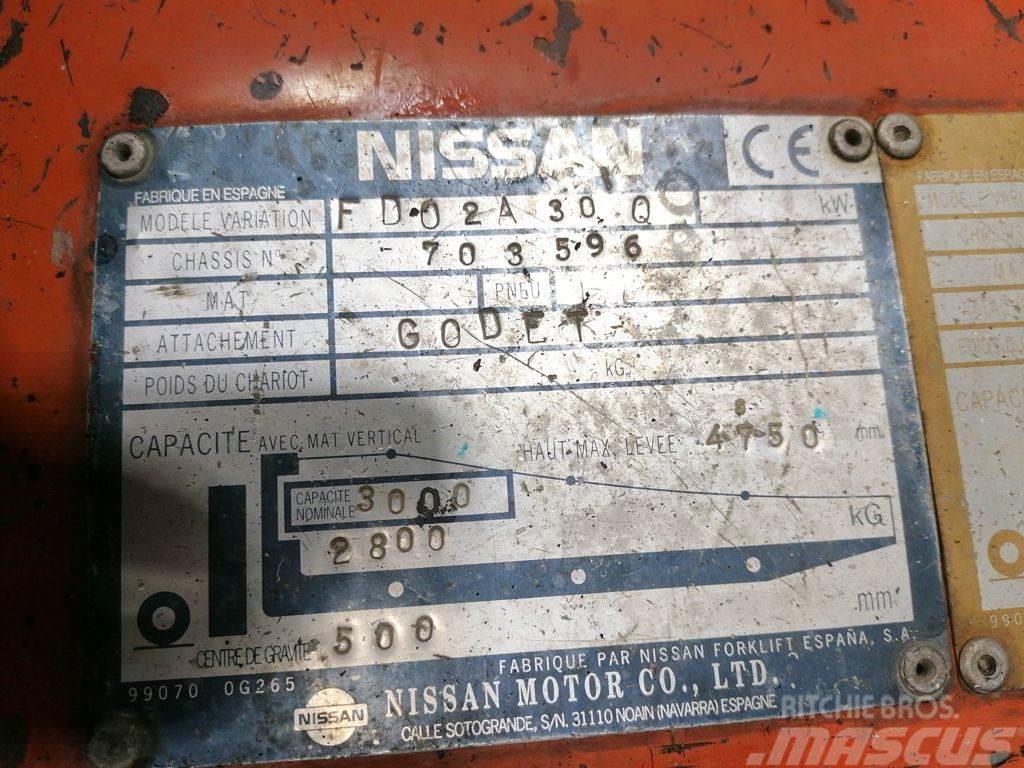 Nissan FGD02A30Q Wózki Diesla