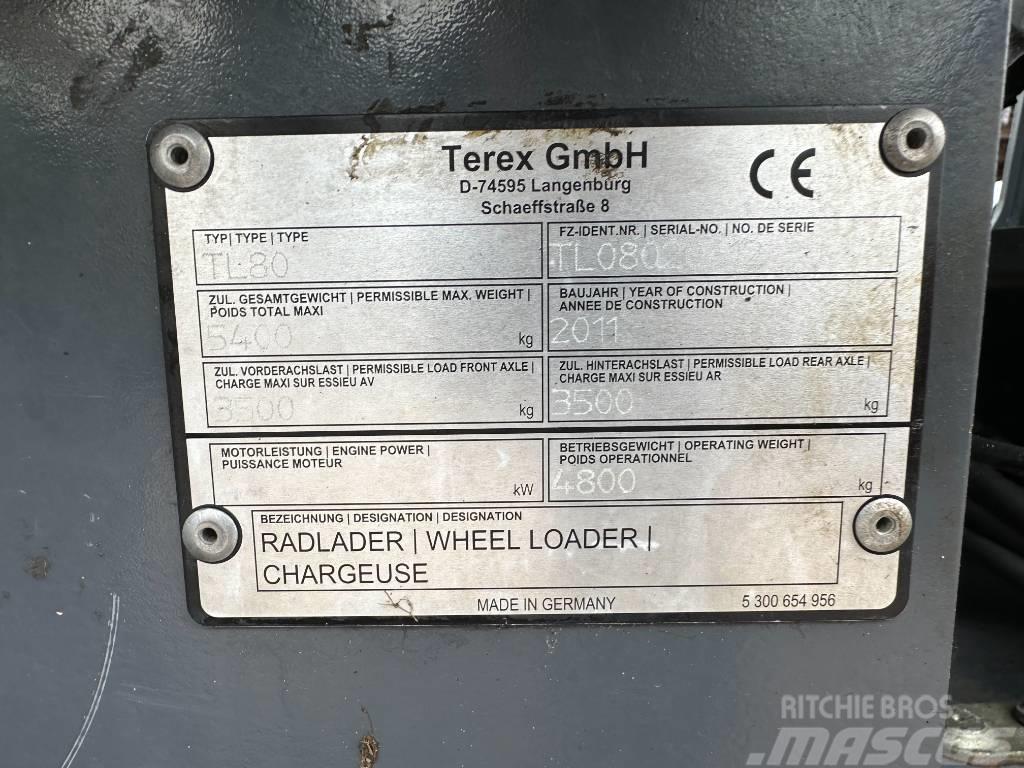Terex TL 80 Ładowarki kołowe