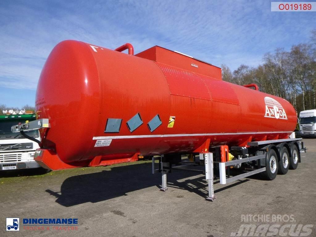 Cobo Bitumen tank inox 34 m3 / 1 comp Naczepy cysterna