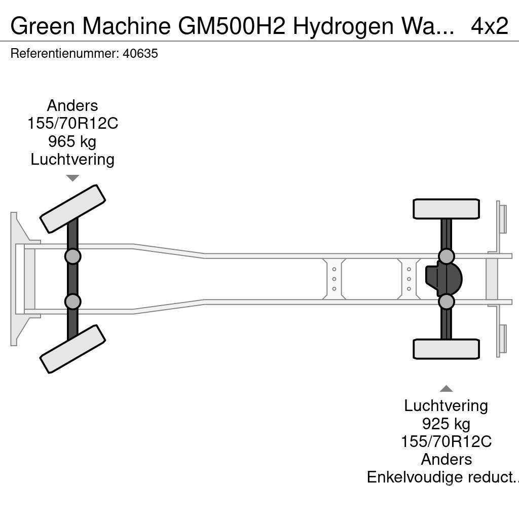 Green Machines GM500H2 Hydrogen Waterstof Sweeper Zamiatarki