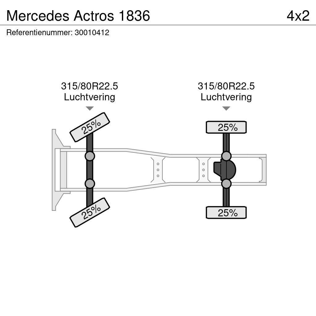 Mercedes-Benz Actros 1836 Ciągniki siodłowe