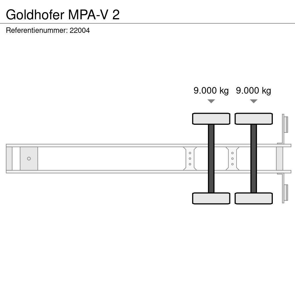 Goldhofer MPA-V 2 Naczepy niskopodłogowe