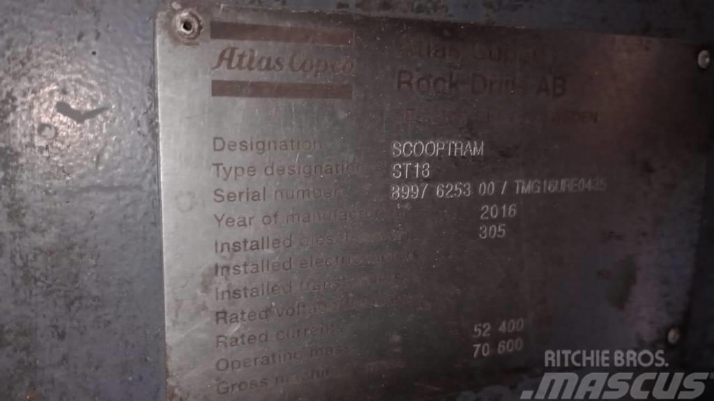 Atlas Copco Scooptram ST18 Ładowarki górnicze