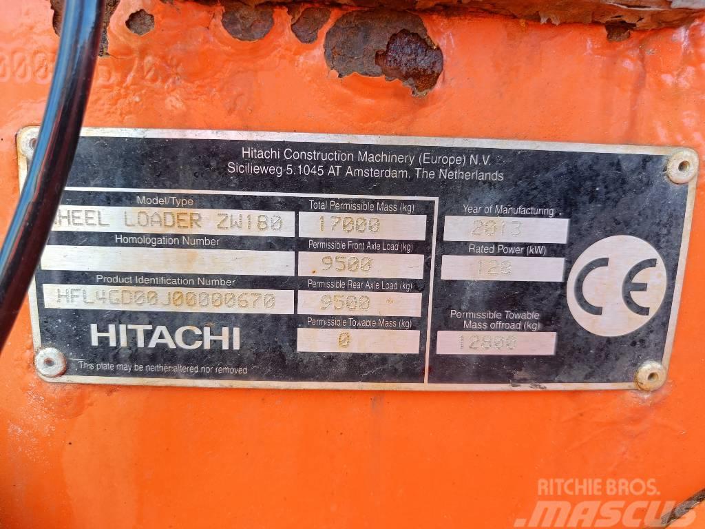 Hitachi ZW 180 Ładowarki kołowe