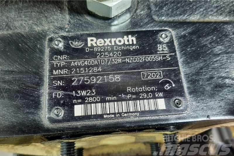Rexroth Axial Piston Variable Pump A4VG40 Inne