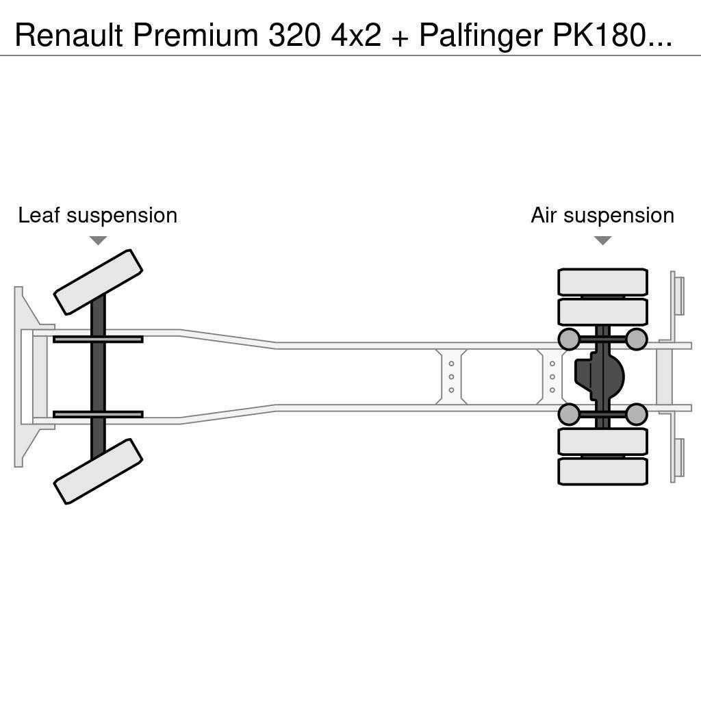 Renault Premium 320 4x2 + Palfinger PK18002-EH C (Year 201 Hakowce