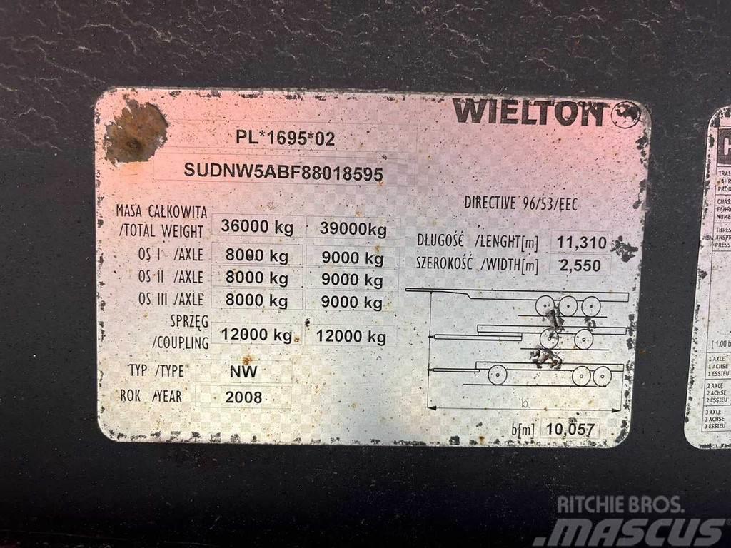 Wielton NW 48 A BOX L=10132 mm / 48 m3 Naczepy wywrotki / wanny