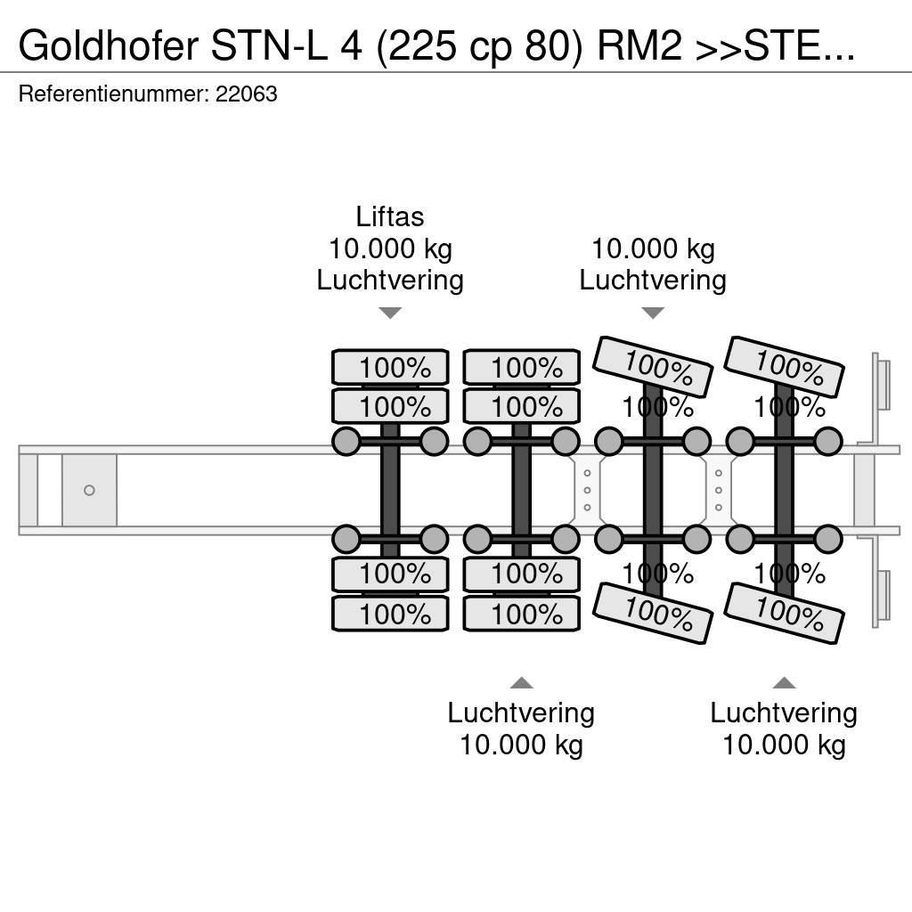 Goldhofer STN-L 4 (225 cp 80) RM2 >>STEPSTAR<< (CARGOPLUS® t Naczepy niskopodłogowe