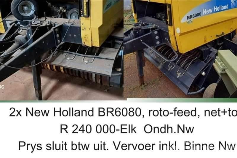 New Holland BR6080 - roto feed - net and twine Inne