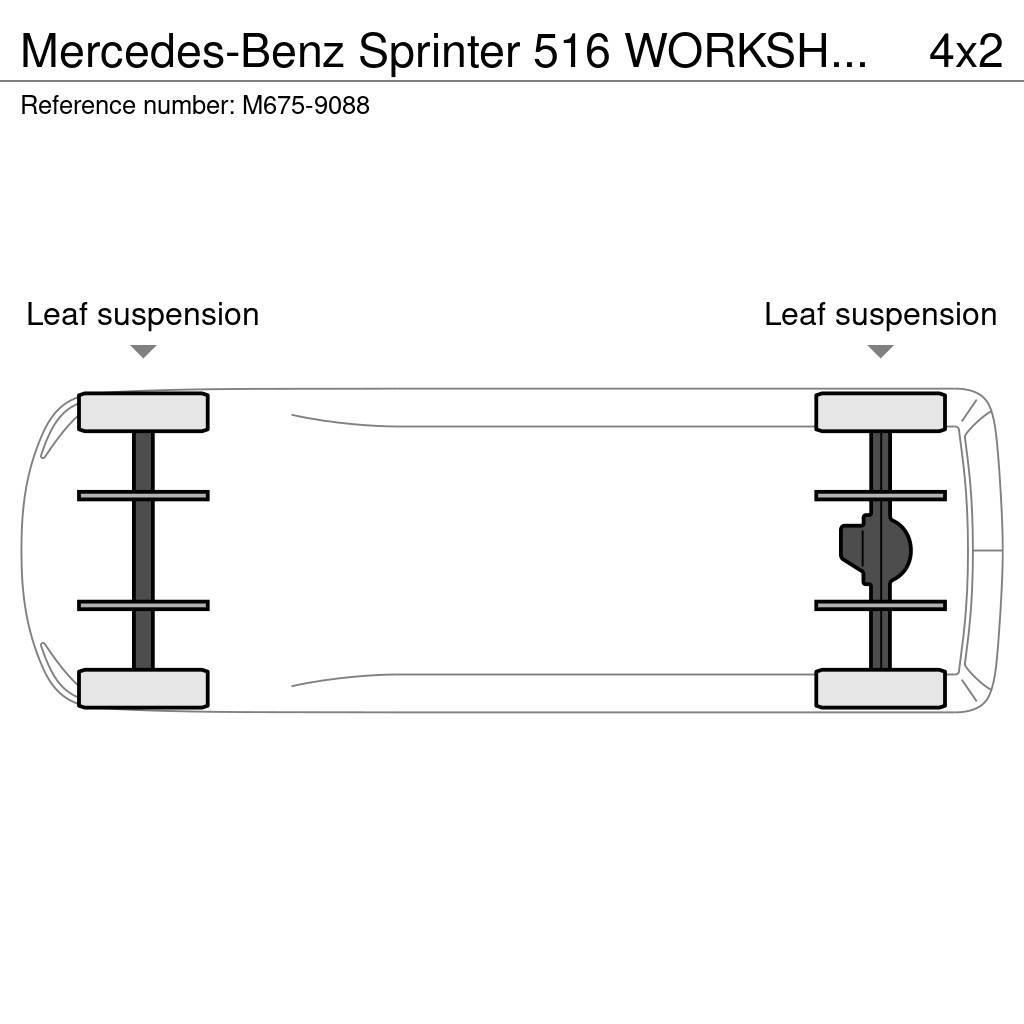 Mercedes-Benz Sprinter 516 WORKSHOP EQUIPMENT / BOX L=4559 mm Busy / Vany