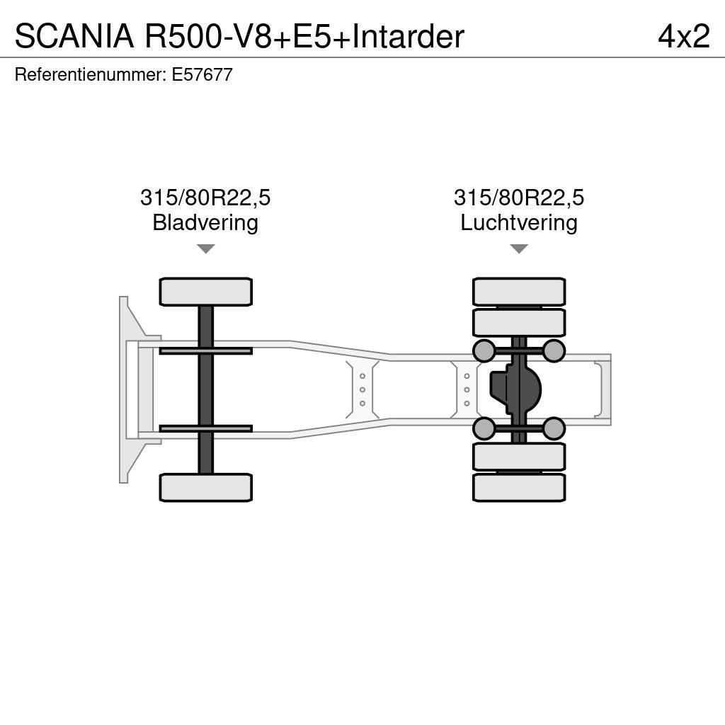 Scania R500-V8+E5+Intarder Ciągniki siodłowe