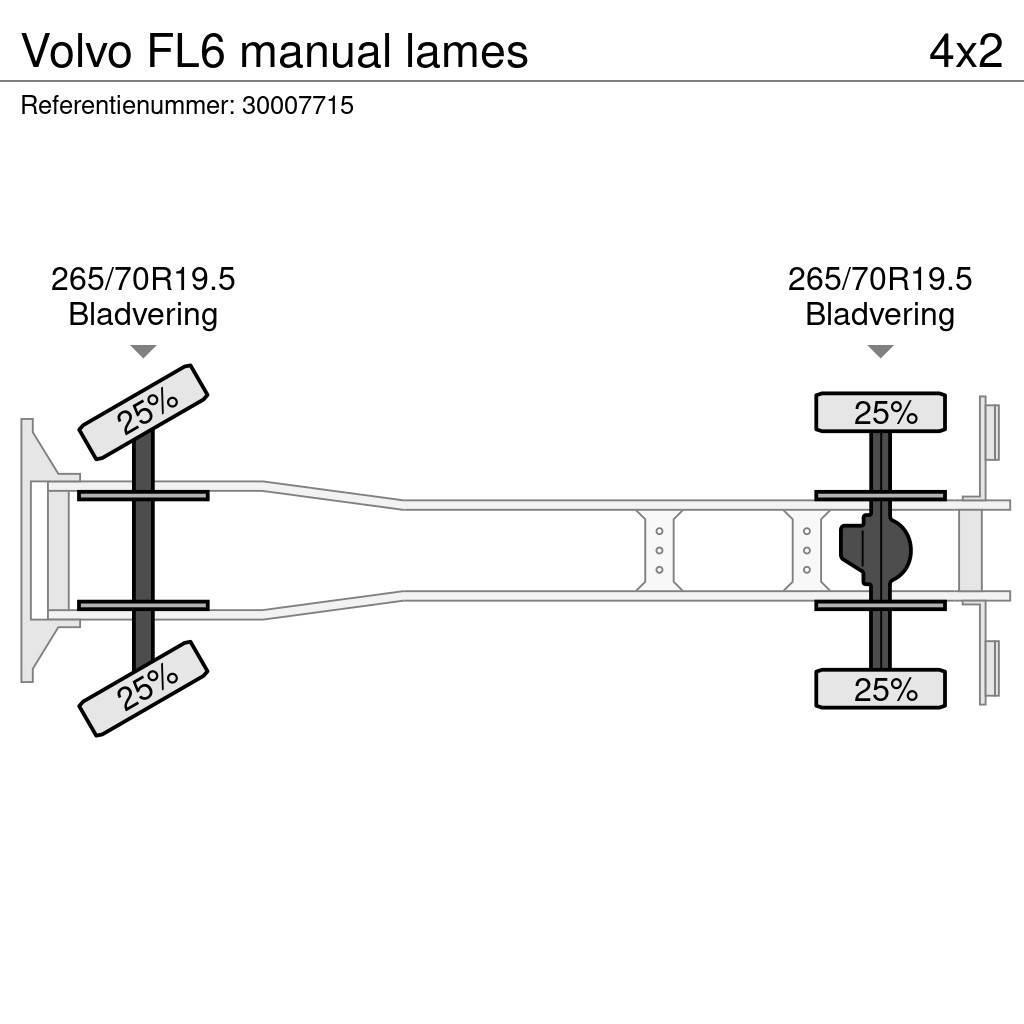 Volvo FL6 manual lames Pojazdy pod zabudowę