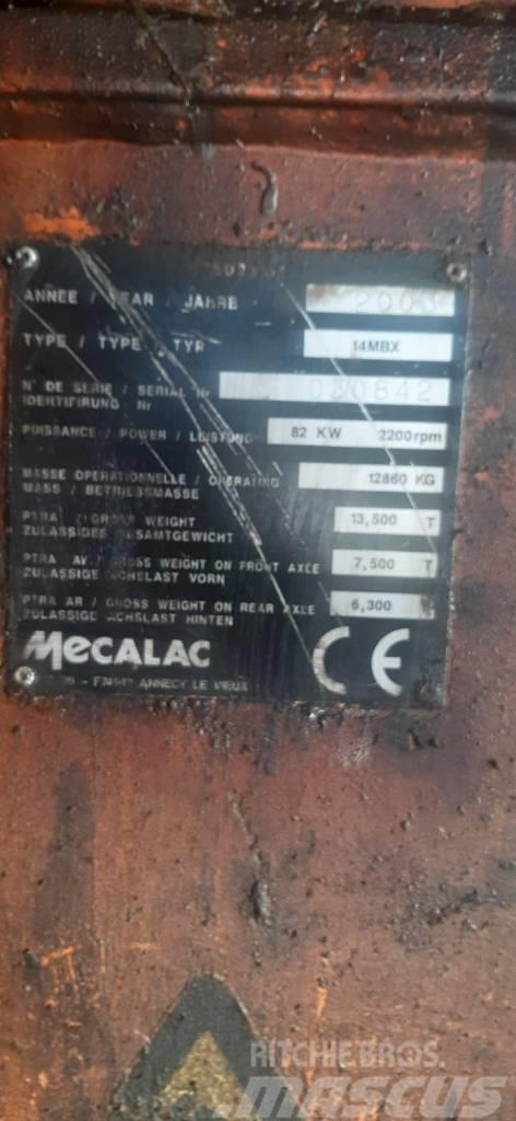 Mecalac 14MBXAR Rail Road Excavator Urządzenia do konserwacji trakcji kolejowej