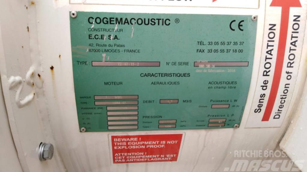 COGEMACOUSTIC T2-63.15 tunnel ventilator Inny sprzęt górniczy