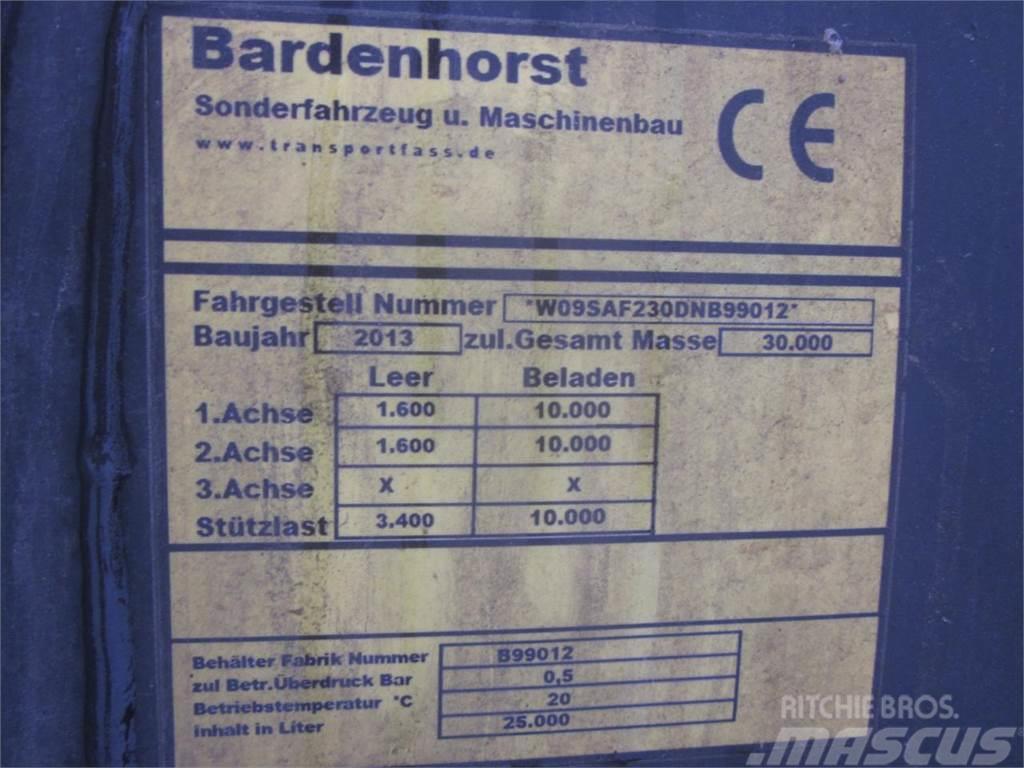  Bardenhorst 25000, 25 cbm, Tanksattelauflieger, Zu Cysterny do szlamu