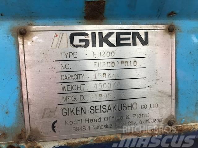 Giken Silent Piler ZP 150 Hydrauliczne młoty do palowania