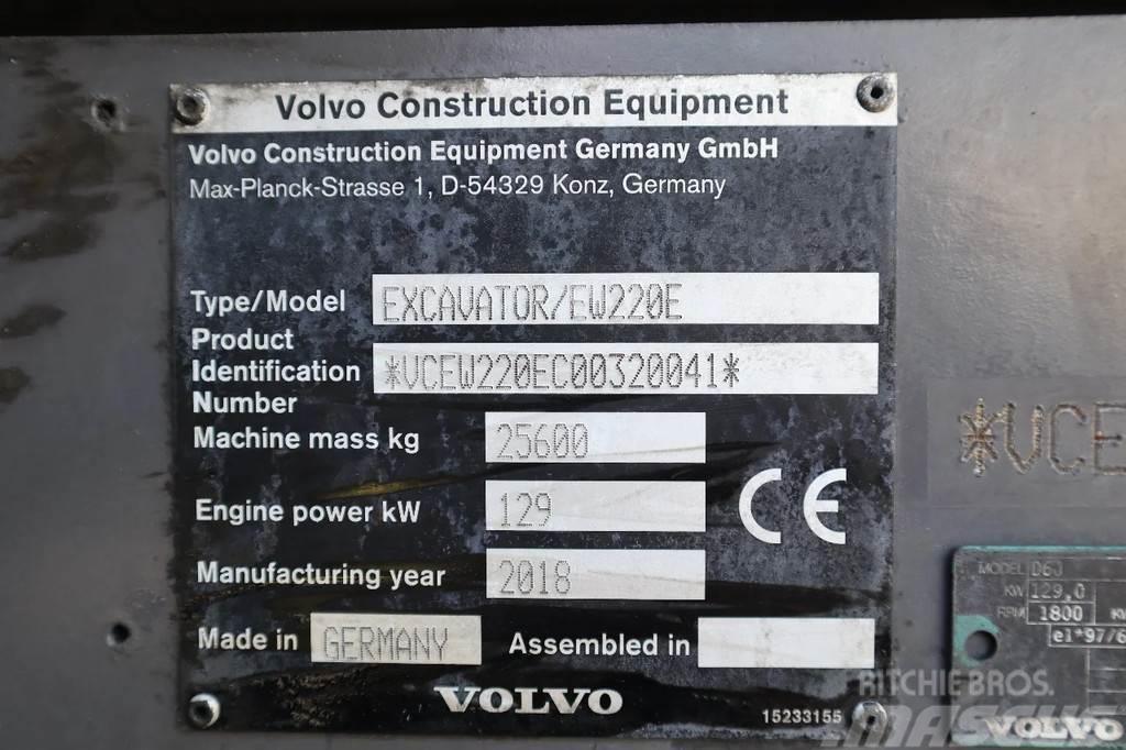 Volvo EW 220 E | TILTROTATOR | BUCKET | 2-PIECE | BSS Koparki kołowe