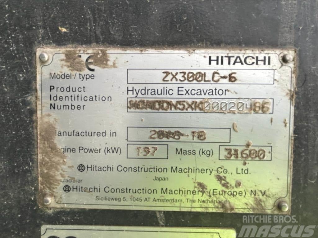 Hitachi ZX 300 LC-6 Koparki gąsienicowe