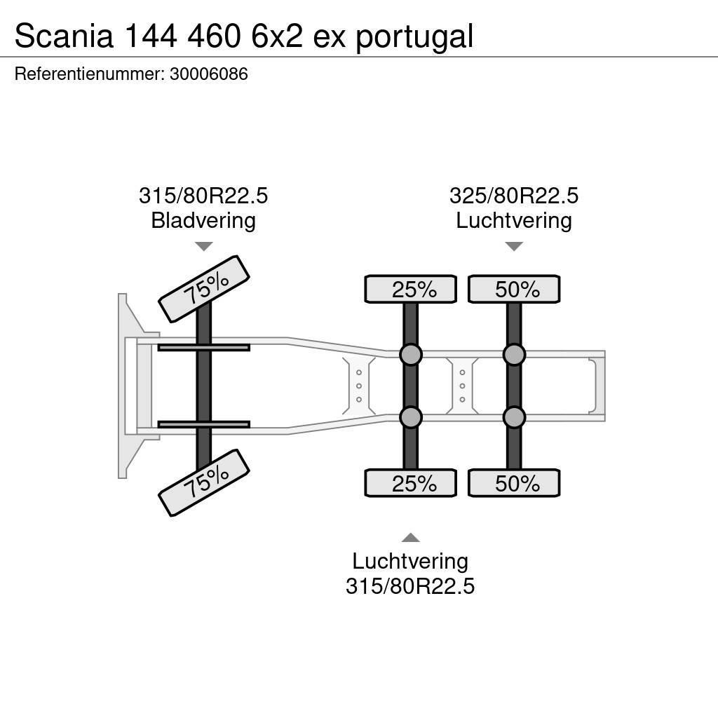 Scania 144 460 6x2 ex portugal Ciągniki siodłowe