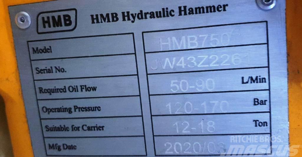 HMB 750 Młoty hydrauliczne