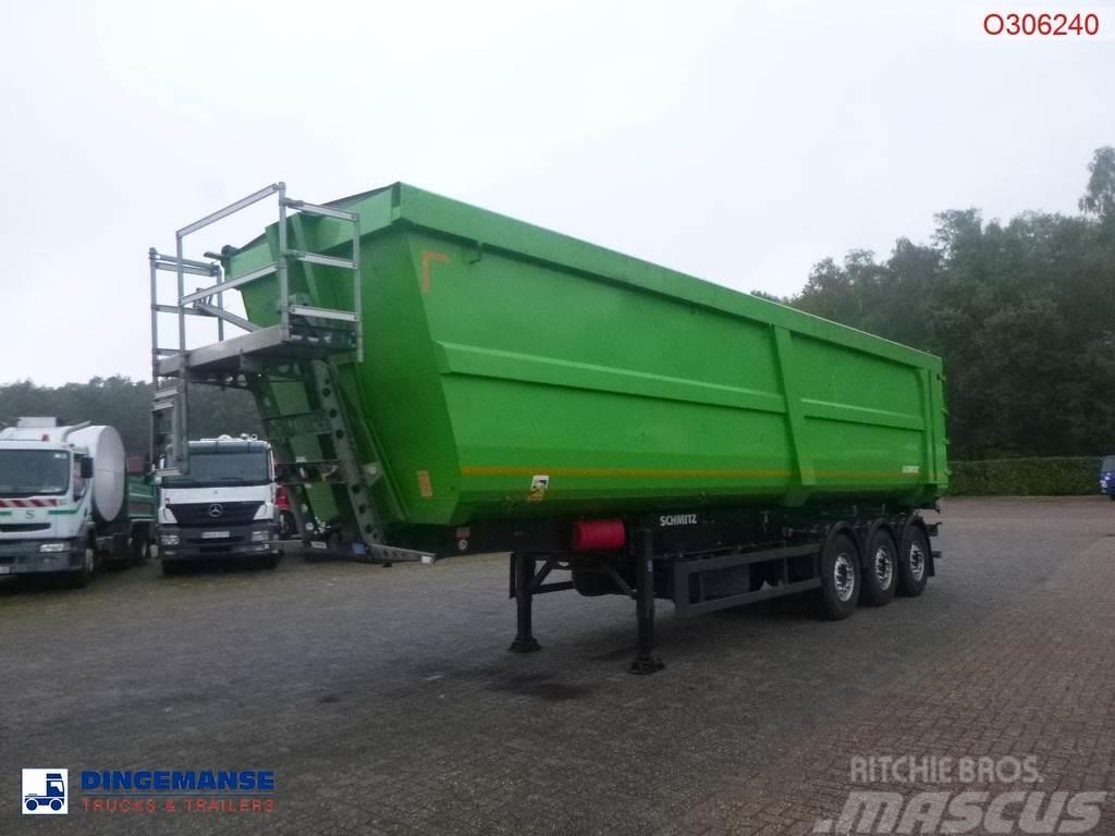 Schmitz Cargobull Tipper trailer steel 58 m3 + tarpaulin Platformy / Naczepy z otwieranymi burtami