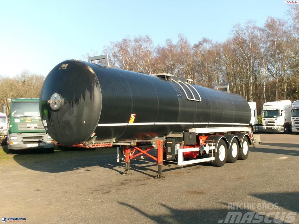 Magyar Bitumen tank inox 31 m3 / 1 comp + ADR Naczepy cysterna